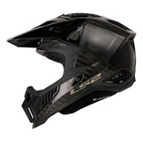 Casco Ls2 Cross Mx 703 X Force Solid Carbon