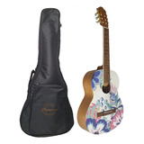 Guitarra Clasica Criolla Bamboo Ga 39 Caramelle Con Funda Color Dibujo