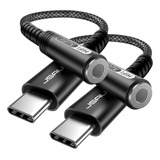 Cables Adaptadores Jaux, Usb-c Macho A 3.5mm Hembra, Neg...