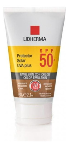 Lidherma Protector Solar Spf 50+ C/ Color Vit Y Antioxidante