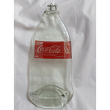 Deco - Botella Aplastada Coca Cola Vitrofusion 36 Cm Colgar