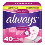 Always Protectores Diarios Con Perfume 40 Un