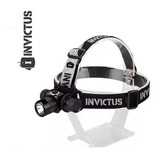 Lanterna Tática De Cabeça Cave T6 280 Lumens - Invictus Cor Da Lanterna Preto Cor Da Luz Branco