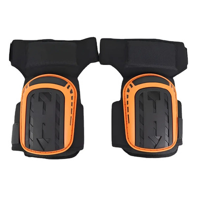 Rodilleras para Trabajo con Protección Ajustable Ergonómica y Resistentes Soporte de Rodilla para Construcción Color Negro Naranja | MercadoLibre