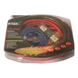 Kit D Cables Para Amplificar 0gauje Auto Sonido K-fox Calida