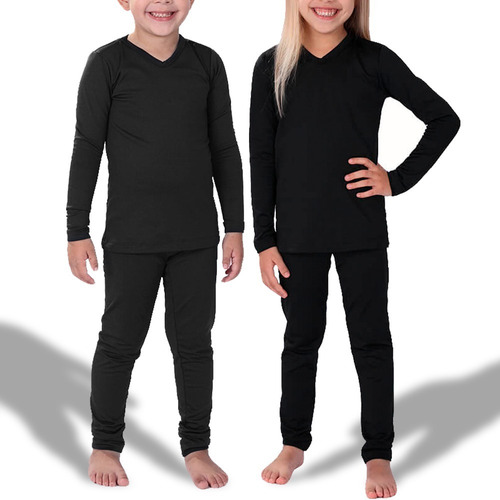 Conjunto Camisa Calça Segunda Pele Térmica Infantil Proteção