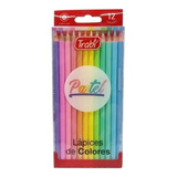 Lapices Trabi En Estuche X 12 Colores Pasteles