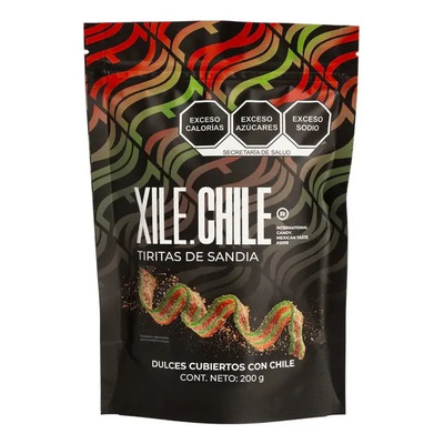 Bolsa Dulces Xile Chile Tiritas De Sandia 200gr Xilechile | Meses sin interés