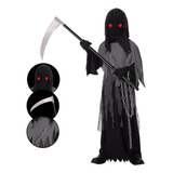 Disfraz De Grim Reaper Para Niños, Disfraz Fantasma De Hallo