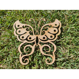 Pack Mariposas, 16 Unidades Madera Mdf, 15 Cm. Decoración 