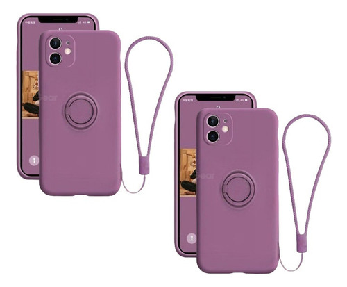 2×funda Silicona For iPhone Carcasa Celular Varios Colores