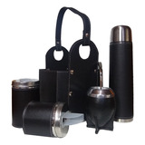 Set Matero Completo Canasta Uruguaya Mate Torpedo Pico Loro