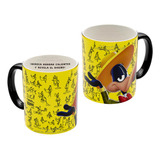 Mug Mágico Looney Tunes Pato Lucas Taza Termica Pocillo