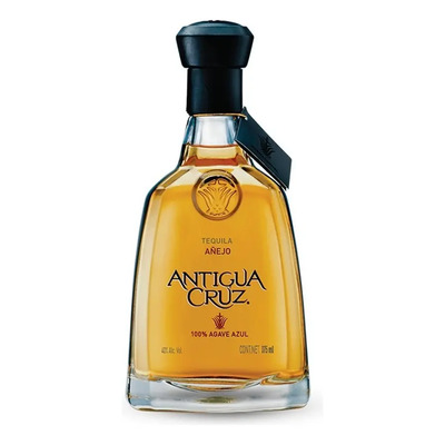 Tequila Añejo Antigua Cruz 375ml 40% Agave Mexicano | Envío gratis