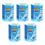 Kit 5 Massa Epoxi Tubolit Mem 101 Azul 1kg 