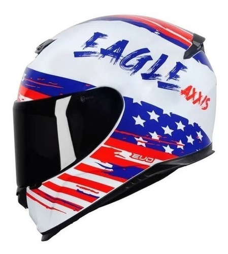 Capacete Para Moto Axxis Eagle Independence Gloss White