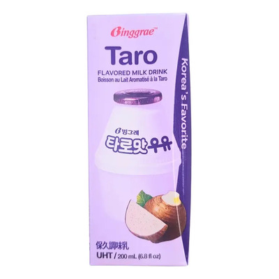 Leche Coreana Binggrae Sabor Taro Leche Saborizada 200ml | MercadoLibre