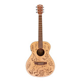 Guitarra Bamboo Ga-38-rock&roses Clasica Incluye Funda
