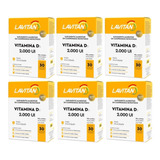 Kit Com 6 - Lavitan Vitamina D3 2.000ui Cimed Com 30 Comprim