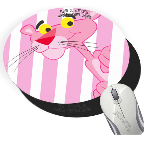 Pad Mouse Pantera Rosa Caricatura