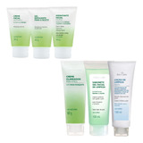 Kit Skin Care Esfoliante Clareador Noturno Diurno Sabonete