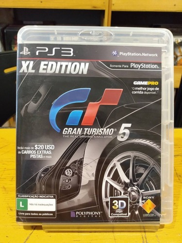 Gran Turismo 5 Xl Edition Ps3  - Jogo Mídia Original