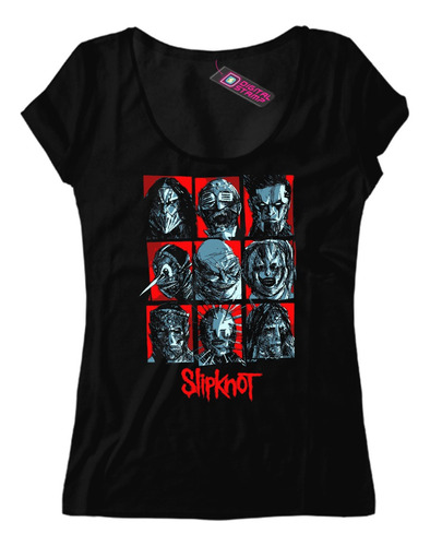 Remera Mujer Slipknot M 30 Dtg Premium