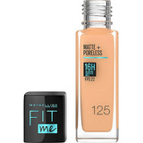 Base De Maquillaje Fit Me Matte Maybelline Tono 125 Nude Beige