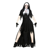 Halloween Monja Cosplay Fiesta Vampiro Demonio Disfraz