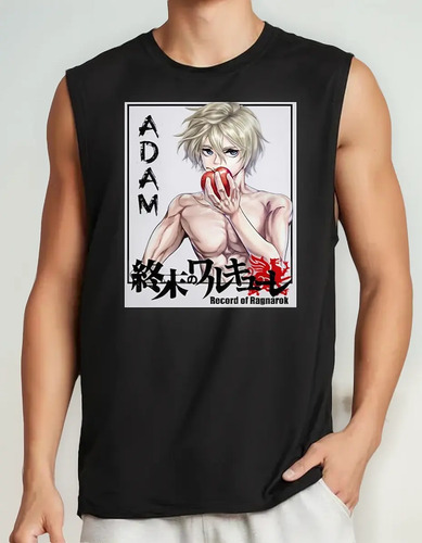 Playera Tank De Adan Anime Hero Top Manzana Prohibida