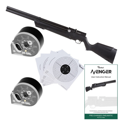 Air Venturi Rifle Ppc Avenger .25 (6.35 Mm) Negro Xtreme P