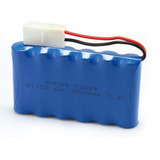 Bateria Para Carrinho 7,2v 2500mah Aa Ni-mh