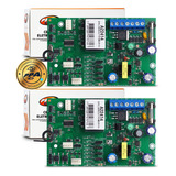 Kit 2 Central Placa Ppa Pop Prog Motor Portão Desliz Bascul