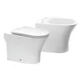 Inodoro Corto Piazza Abruzzo Con Asiento + Bidet 1 O 3 Ag | MercadoLibre