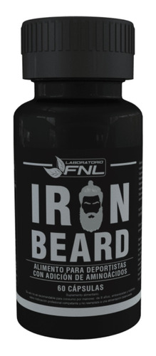 Iron Bear Para Hombres Barba Y Bigote 60 Capsulas Fnl