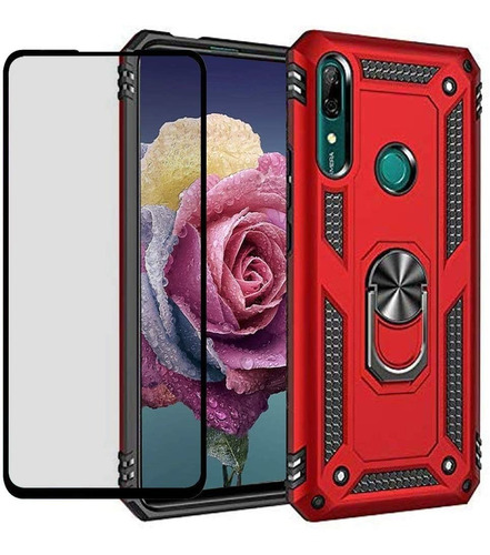 Case Uso Rudo Shockproof Modelos Huawei + Cristal 21d