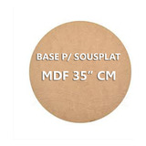 Circulo,supla,sousplat,base Mdf 35 Cm Kit 12 Peças