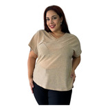 Remera Blusa Fiesta Lurex Lummi Talles Grandes Especiales