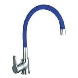 Llave De Agua Para Cocina, Mxkys-003, Azul,manual, Manguera