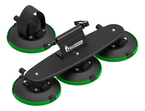 Portabicicletas Para Auto Treefrog Elite 1 Con Ventosas Color Negro/verde
