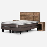 Cama New Style 6 De 2 Plazas  Con Muebles Robin Tostado