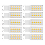 Bombilla Con Base Bipin, 10 Unidades, G9, 4 W, 54 Led, Bipin