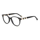 Lentes Carolina Herrera Her0109 Kdx Negro Nude Oftalmico 