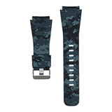 Pulseira Camuflada Militar Para Galaxy Watch 46mm - Preto