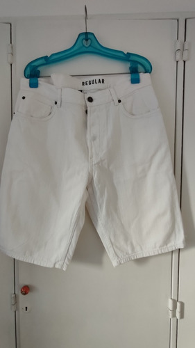 Bermuda Hombre  De Jean Blanca H&m.