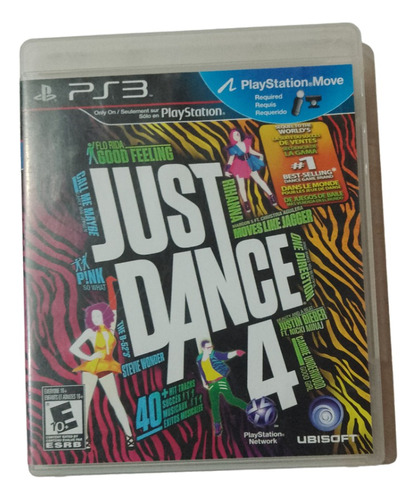 Juego Just Dance 4 (requiere Move) Ps3 Play3 Fisico Original