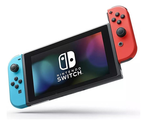 Nintendo Switch 32gb Cor Vermelho-néon, Azul-néon E Preto