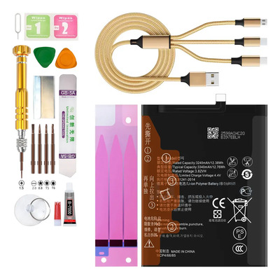 Batería Para Huawei P30 Lite\u002F Mate 10 Lite\u002F Nova 3i MAR-LX3A Marie-L03BX RNE-L03 HB356687ECW Kit De Reemplazo De Pila | MercadoLibre