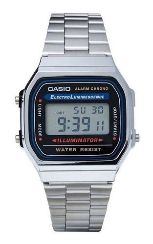 Relógio Casio Vintage Unissex A168wa-1wdf - Nf - Envios Full