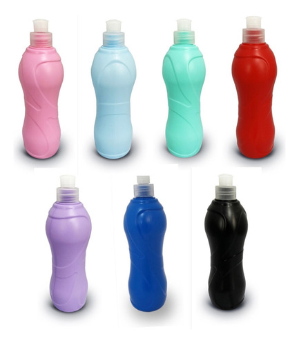 30 Botella Cantimplora 500ml Color Niños Hidratante Rainbow